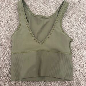 Lululemon green reversible top